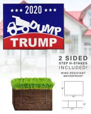 2020 Dump Trump yard side 24x18 Yard Sign aos-yard-sign-24x18-lifestyle-front-28
