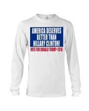 American deserves better than Biden vote Long Sleeve Tee thumbnail