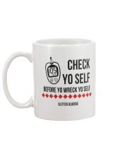 Check Yo Self Mug back
