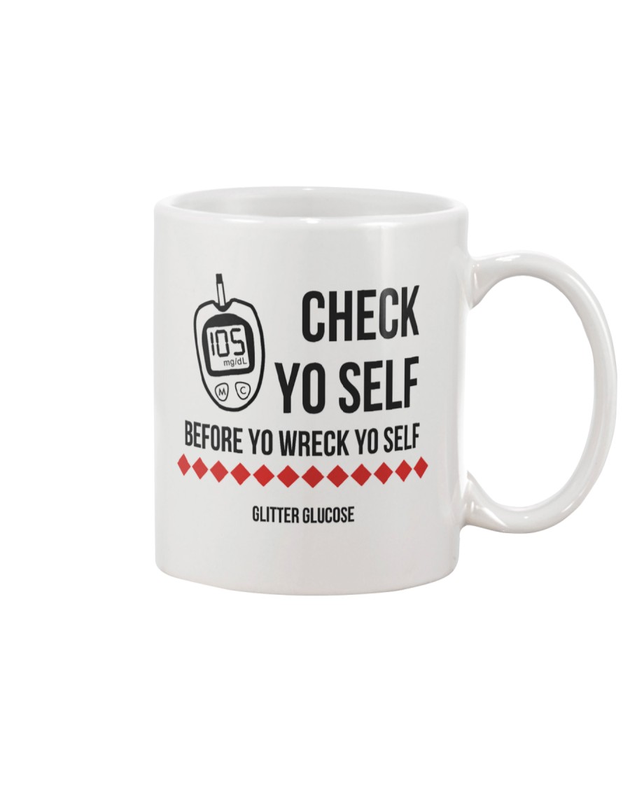 Check Yo Self Mug