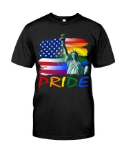 LGBT Pride Gift Liberty Enlightening Flag Premium Fit Mens Tee tile