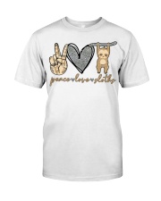 Gift For Sloth Lover Peace Love Sloths Premium Fit Mens Tee tile