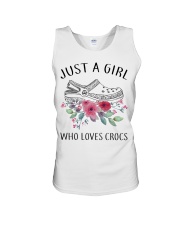 Crocs Gift Just A Girl Who Loves Crocs Unisex Tank tile