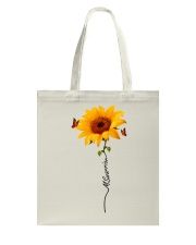 Mutiple Sclerosis Awareness Warrior Sunflower Tote Bag tile