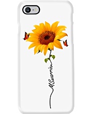 Mutiple Sclerosis Awareness Warrior Sunflower Phone Case tile