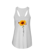 Mutiple Sclerosis Awareness Warrior Sunflower Ladies Flowy Tank tile