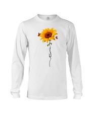 Mutiple Sclerosis Awareness Warrior Sunflower Long Sleeve Tee tile