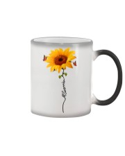 Mutiple Sclerosis Awareness Warrior Sunflower Color Changing Mug tile