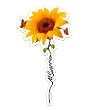 Mutiple Sclerosis Awareness Warrior Sunflower Sticker tile