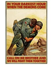 In Your Darkest Hour When The Demons Come 24x36 Poster front