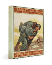 In Your Darkest Hour When The Demons Come Gallery Wrapped Canvas Prints tile
