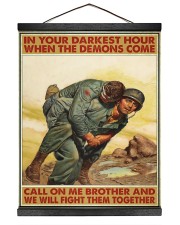 In Your Darkest Hour When The Demons Come Hanging Canvas tile