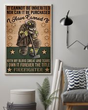 It Cannot Be Inherited Firefighter 11x17 Poster lifestyle-poster-1