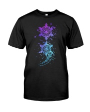 Suicide Prevention Awareness Snow Classic T-Shirt front