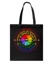 LGBT Pride Gift Black Lives Matter Science Is Real Tote Bag tile
