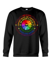 LGBT Pride Gift Black Lives Matter Science Is Real Crewneck Sweatshirt tile