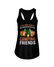 Camping Lover Squirrels If You Think I'm Nutty You Should See My Friends Ladies Flowy Tank tile