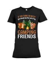 Camping Lover Squirrels If You Think I'm Nutty You Should See My Friends Premium Fit Ladies Tee tile