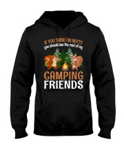 Camping Lover Squirrels If You Think I'm Nutty You Should See My Friends Hooded Sweatshirt tile