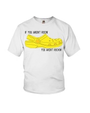 Crocs Gift If You Aren't Rocin You Aren't Rockin' Youth T-Shirt tile