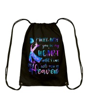 Suicide Prevention Awareness I Will Hold You In My Heart Until You Can Hold Me In Heaven Drawstring Bag tile