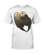 Gift For Animal Lover Otters Friends Premium Fit Mens Tee tile