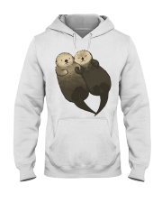 Gift For Animal Lover Otters Friends Hooded Sweatshirt tile