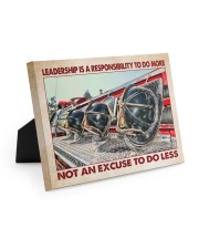 Leadership Is A Responsibility To Do More 10x8 Easel-Back Gallery Wrapped Canvas thumbnail