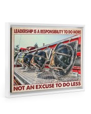 Leadership Is A Responsibility To Do More 14x11 White Floating Framed Canvas Prints thumbnail