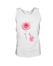 Breast Cancer Awareness Elephant Sunflower Never Give Up Unisex Tank tile