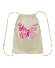 Breast Cancer Awareness Is A Journey I Never Planed But Choose To Love Life And Fight Butterflies Drawstring Bag tile