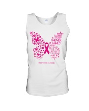Breast Cancer Awareness Is A Journey I Never Planed But Choose To Love Life And Fight Butterflies Unisex Tank tile