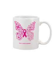Breast Cancer Awareness Is A Journey I Never Planed But Choose To Love Life And Fight Butterflies Mug tile