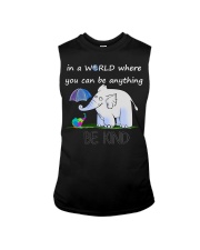 Autism Awareness Elephant In A World Where You Can Be Anything Be Kind Sleeveless Tee tile