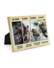 Veteran Gift Airborne US Army Be Strong Be Brave Be Humble Be Badass Easel-Back Gallery Wrapped Canvas tile