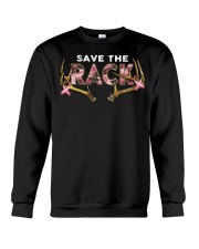 Breast Cancer Awareness Save The Rack Crewneck Sweatshirt tile