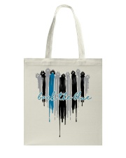 Police Gift Paw Heart Back The Blue Tote Bag tile