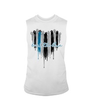 Police Gift Paw Heart Back The Blue Sleeveless Tee tile