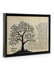 A Limb Has Fallen From The Family Trees Floating Framed Canvas Prints Black tile