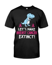 Breast Cancer Awareness Let's Make Breast Cancer Extinct Dragon Premium Fit Mens Tee tile