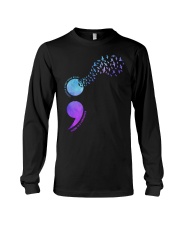 Suicide Prevention Awareness Moon There Is A Lorighter Through Every Dark Night Long Sleeve Tee tile