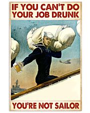 If You Can't Do Your Job Drunk 11x17 Poster front