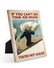 If You Can't Do Your Job Drunk Easel-Back Gallery Wrapped Canvas tile