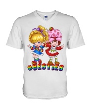 LGBT Pride Gift Besties V-Neck T-Shirt tile