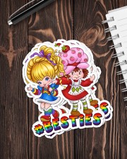 LGBT Pride Gift Besties Sticker - 6 pack (Vertical) aos-sticker-6-pack-vertical-lifestyle-front-05