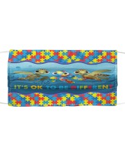 Autism Awareness Turtles It's Ok To Be Different Mask tile