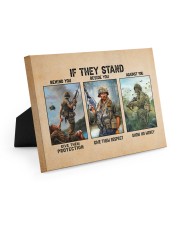 If They Stand Behind You Beside You Veteran Strong Easel-Back Gallery Wrapped Canvas tile