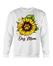 Gift For Dog Lover Sunflower Dog Mom Crewneck Sweatshirt tile