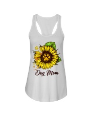 Gift For Dog Lover Sunflower Dog Mom Ladies Flowy Tank tile