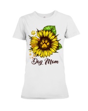 Gift For Dog Lover Sunflower Dog Mom Premium Fit Ladies Tee tile